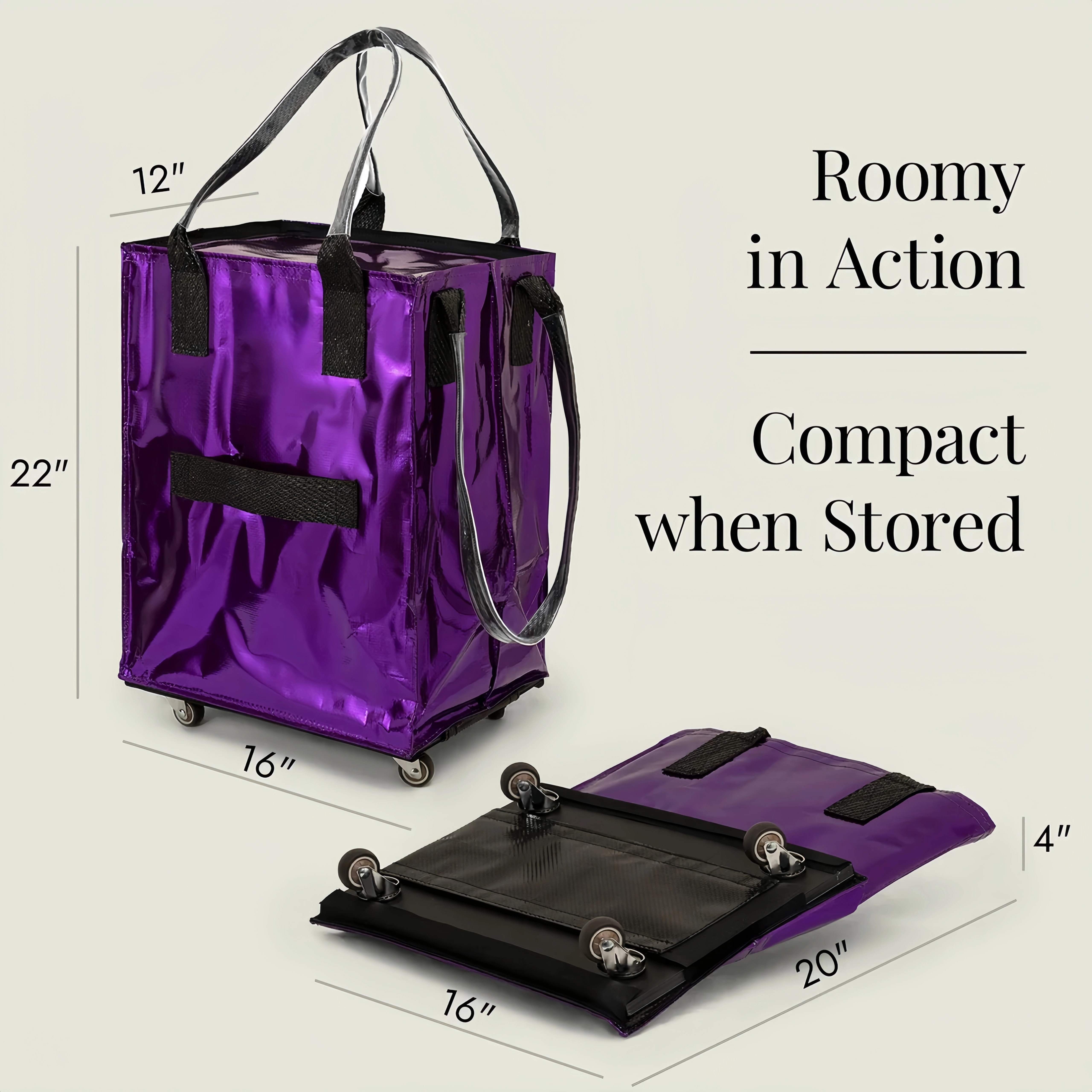 Rolling Tote Bag