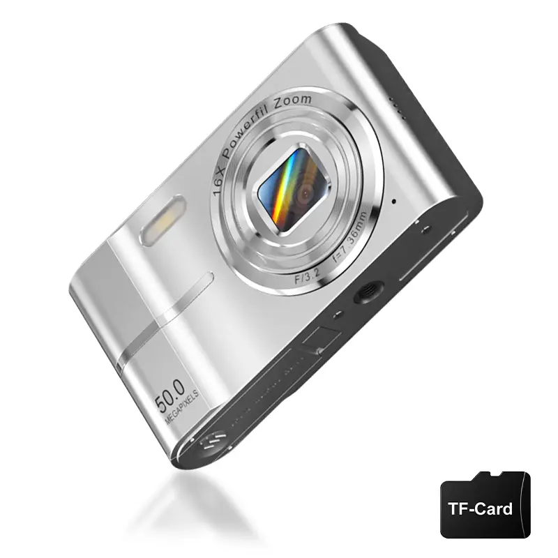 FHD 1080P Digital Camera with 16X Zoom - Portable & Compact