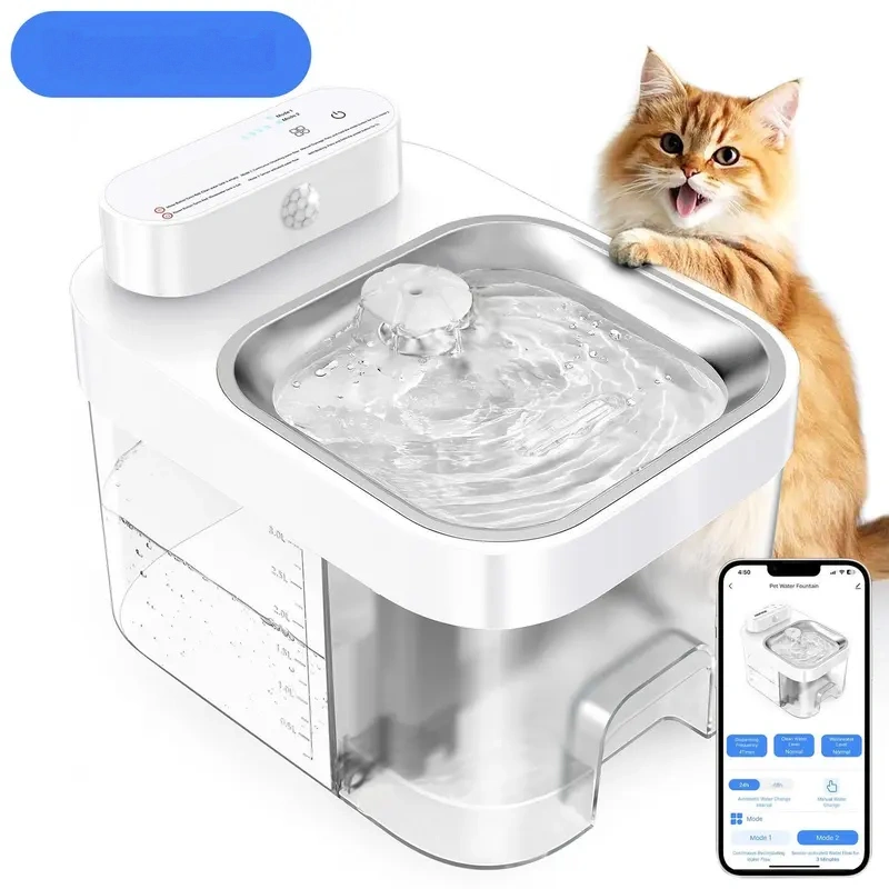 Smart Hydration for Happy Cats: Wi-Fi Controlled & Fully Wireless