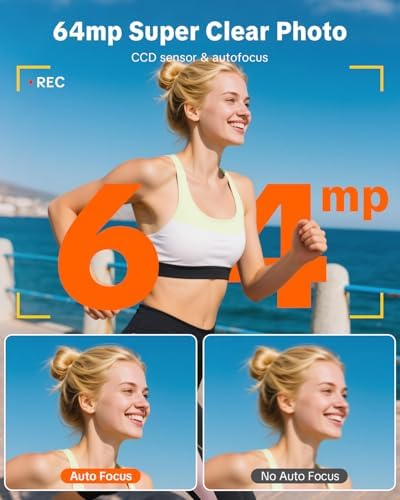 64MP photo with AI autofocus