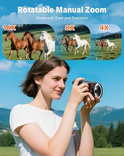 16x digital zoom demonstration