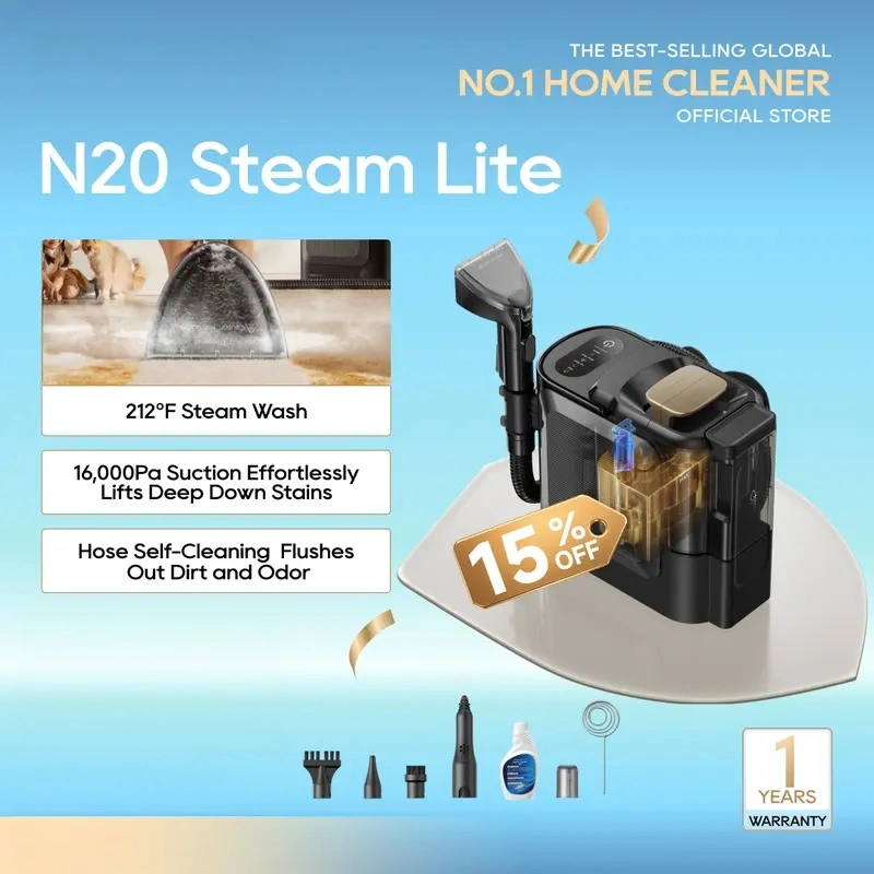 DREAME N20 Portable Steam Carpet & Upholstery Cleaner