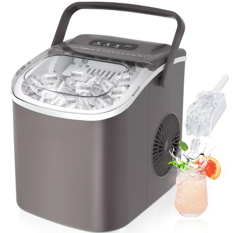 Euhomy Portable Ice Maker - 26lbs Daily, 6 Mins Ice
