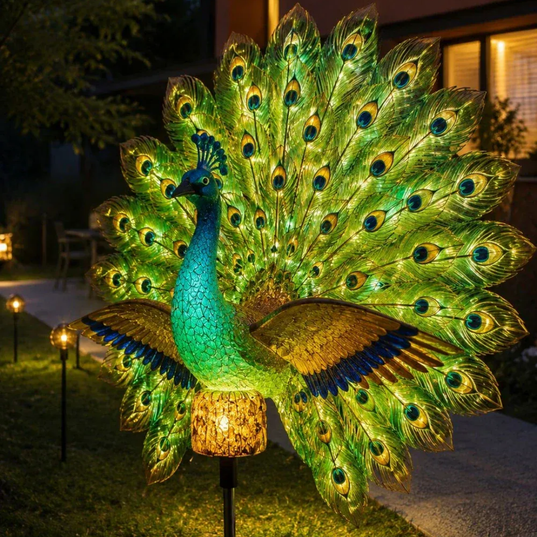 🔥Last Day 60% OFF🦚Solar Peacock Garden Sculpture