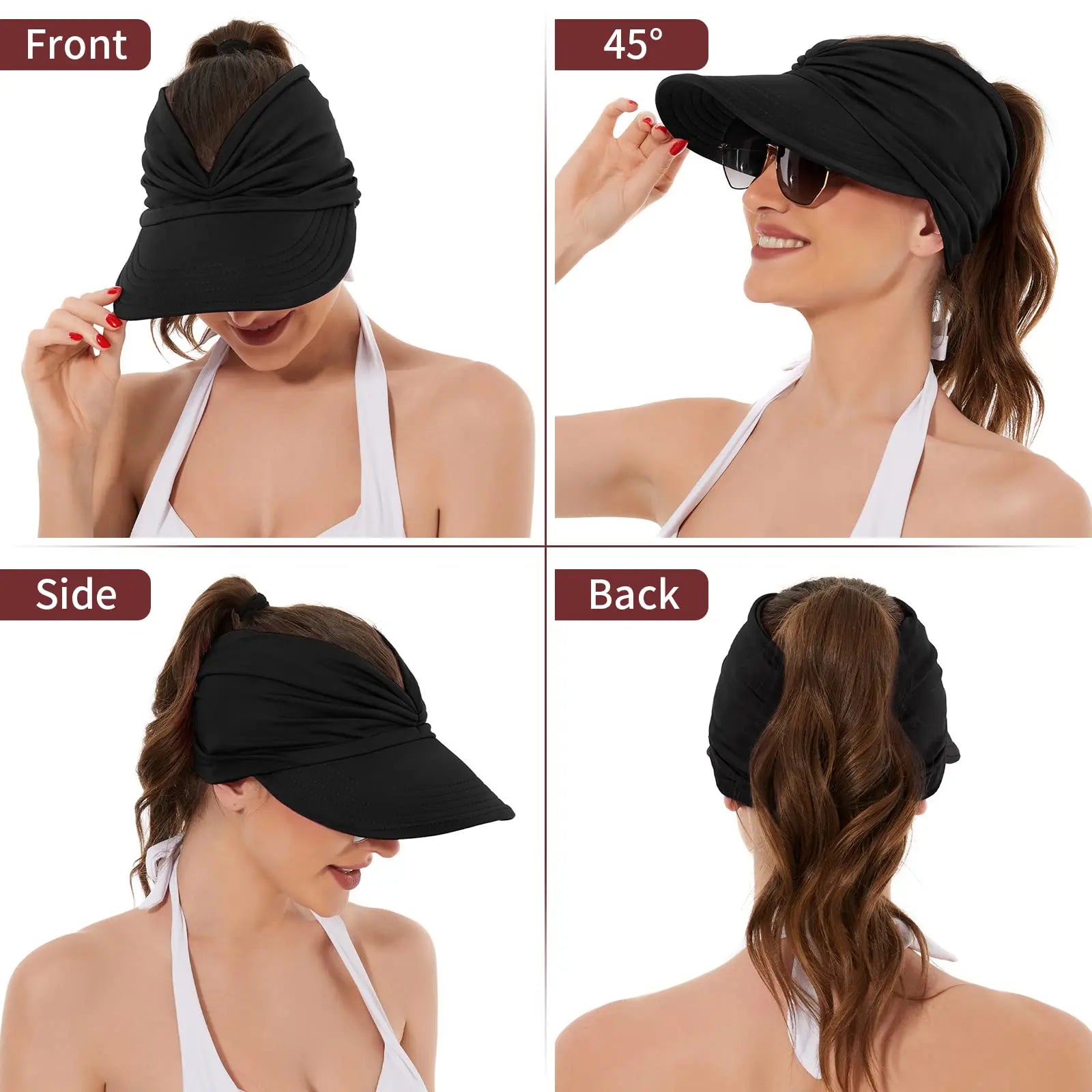 🔥 LAST DAY 70% OFF 🔥 - Women's UPF 50+ UV Protection Sun Visor Hat