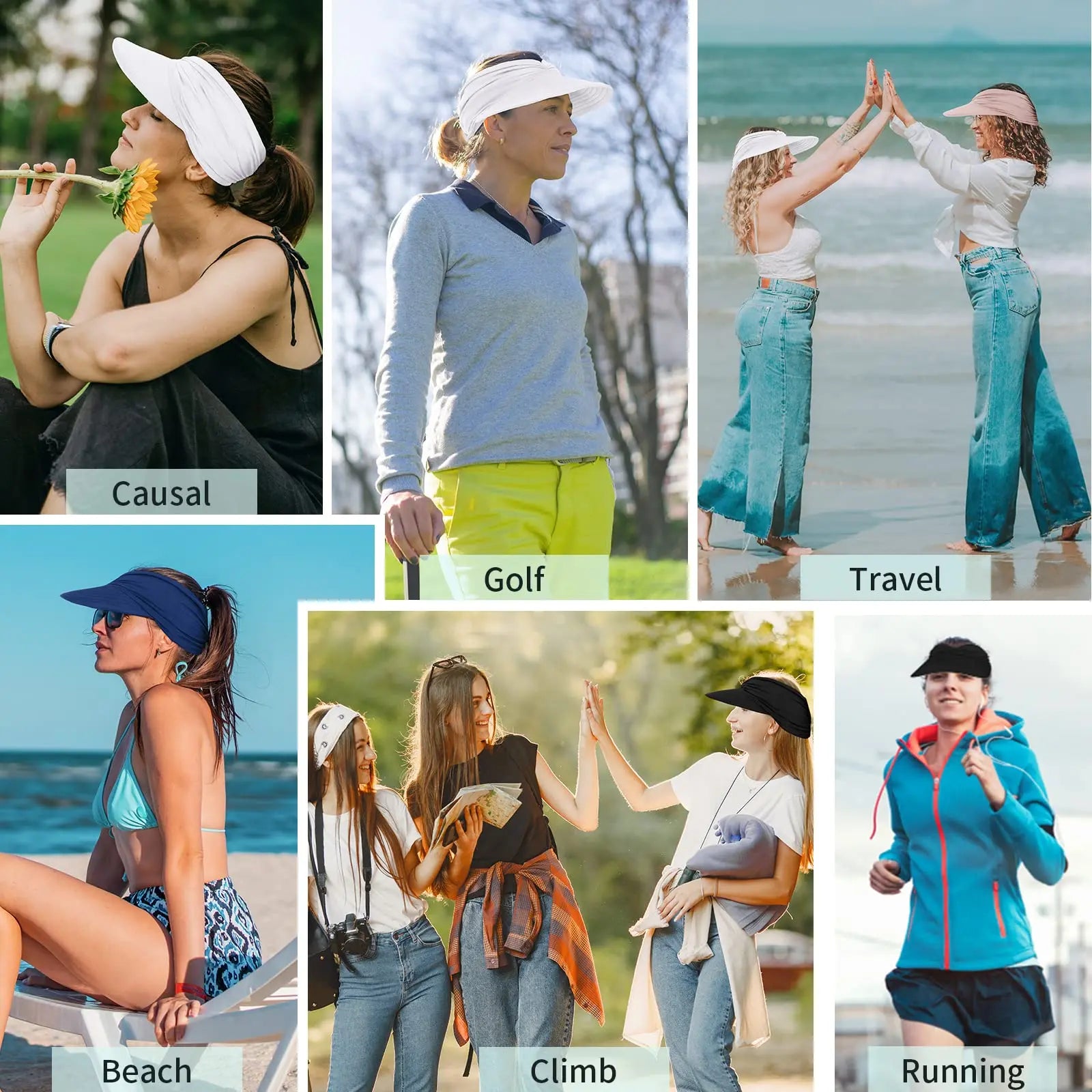 🔥 LAST DAY 70% OFF 🔥 - Women's UPF 50+ UV Protection Sun Visor Hat