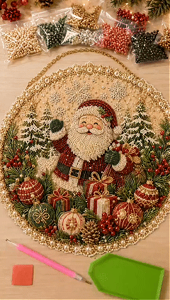 ✨ Four Seasons Pearl Wreath DIY Kit — Sparkling Seasonal Décor 💎