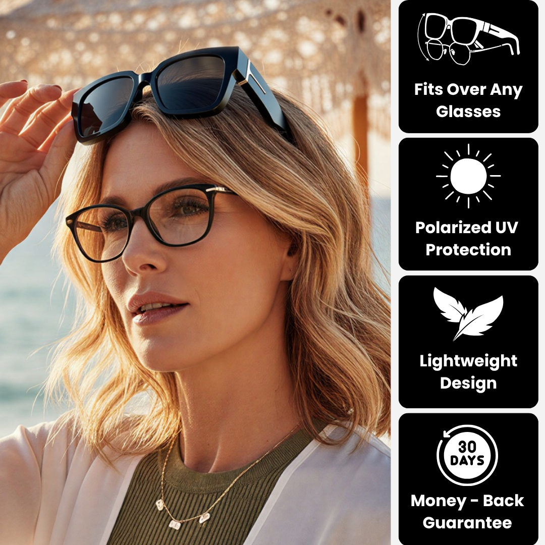🕶️✨ Buy 1, Get 1 FREE! Women’s Oversized Square Sunglasses