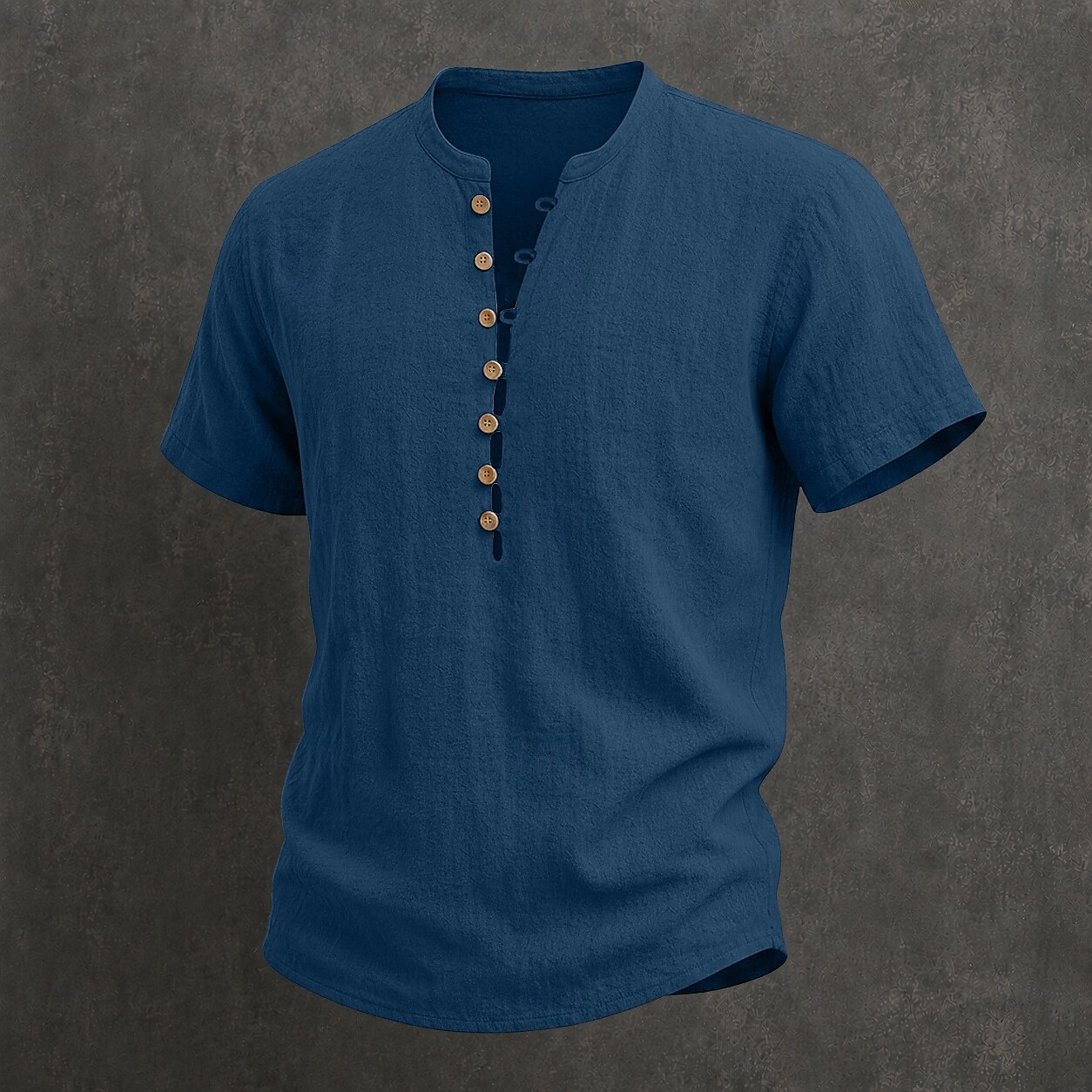 🔥 Limited-Time 50% Off – Men’s Lightweight Textured Henley Summer Shirt