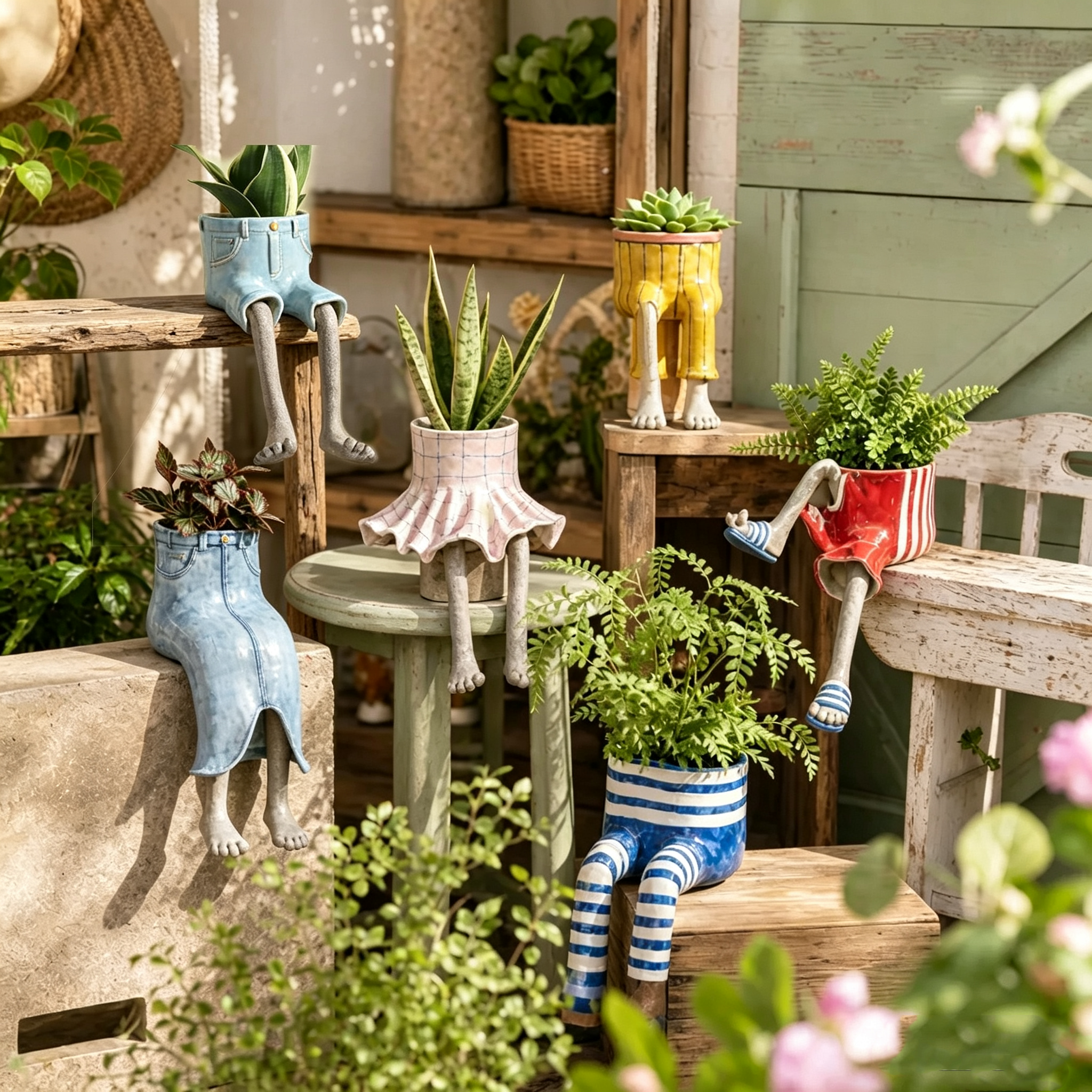 🔥 Last Day 50% OFF 🔥🎁🌸Creative furniture flower pot