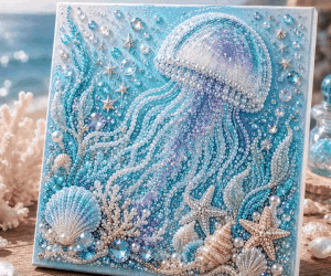 🌊✨ Ocean-Themed Pearl Art DIY Kit
