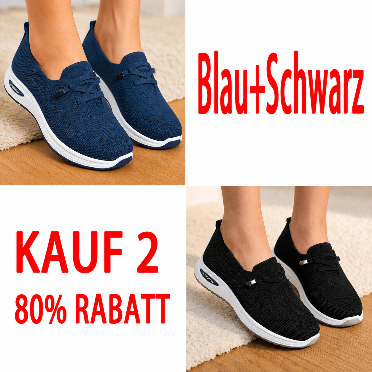 🔥Atmungsaktive Mesh-Walkingschuhe mit Dämpfung