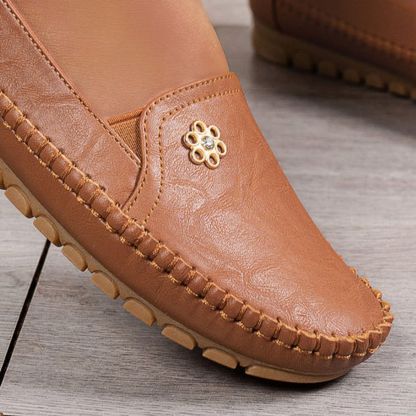 Leichte Damen-Komfortschuhe aus Leder zum Gehen – atmungsaktiv & rutschfest