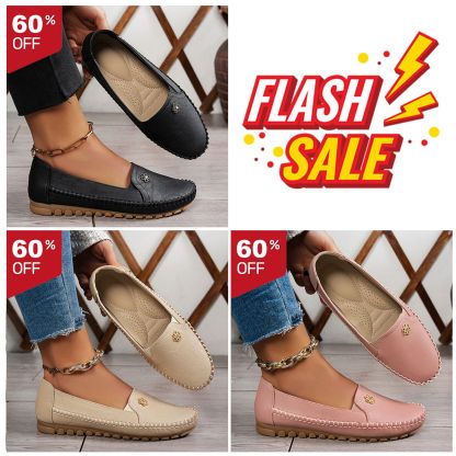 Leichte Damen-Komfortschuhe aus Leder zum Gehen – atmungsaktiv & rutschfest