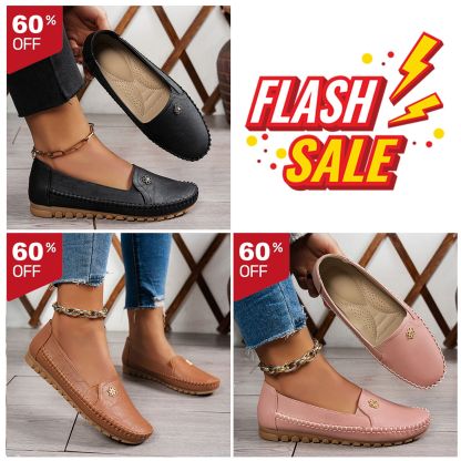 Leichte Damen-Komfortschuhe aus Leder zum Gehen – atmungsaktiv & rutschfest