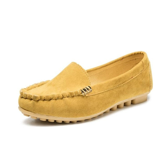 🔥 Bestseller 🔥 Ballerinas mit runder Zehenpartie – atmungsaktive, orthopädische Slip-On-Schuhe für bequemes Gehen