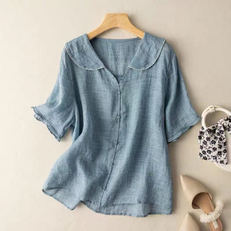 Vintage Blouse with Button Detail