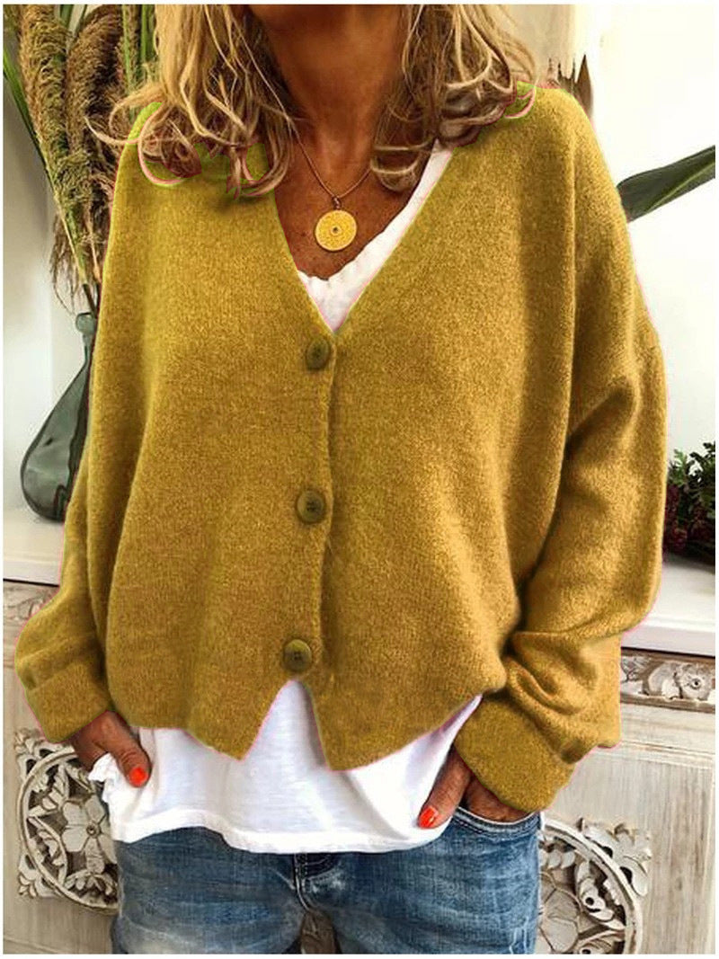 🔥ONLY 36 LEFT IN STOCK-WOMEN COTTON ROUND NECK WOOLEN LONG SLEEVE COAT