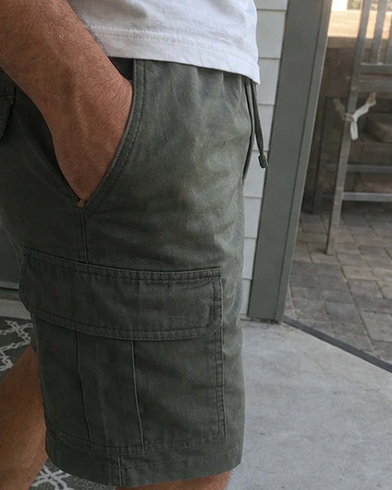 Multi-Pocket Cargo Shorts Casual outdoor fit buyer-style fit reference