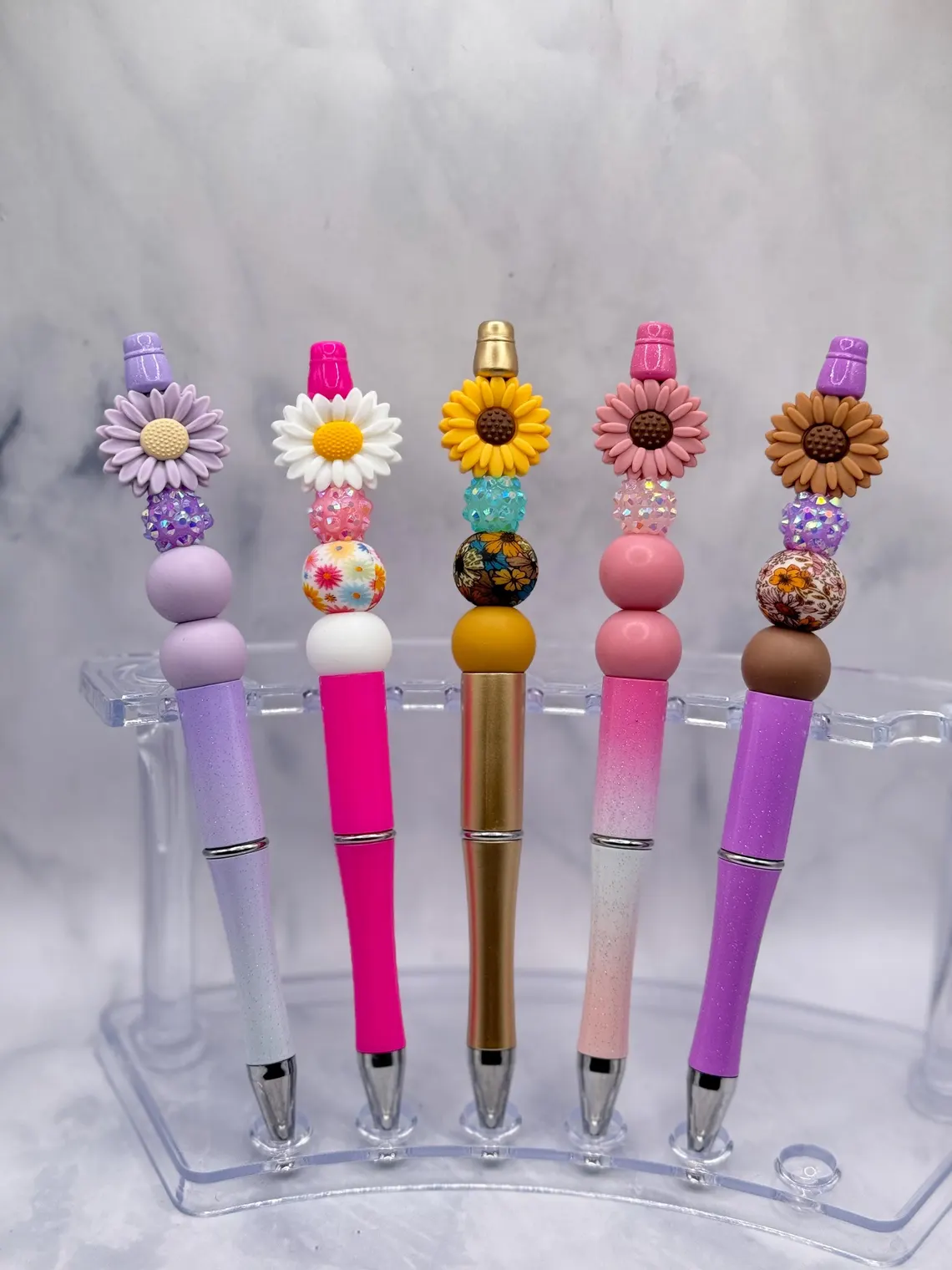 Handmade DIY Beaded Pens, Assorted Styles Stationery Pens for Students, Office & School Supplies | Imperfect Items with Default Minor Defects