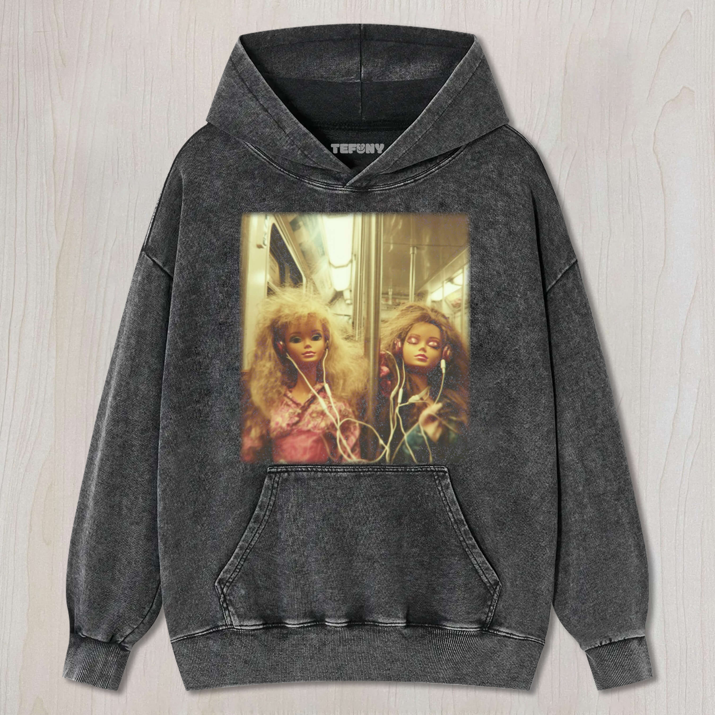 BARBIES ON THE SUBWAY TEE & SWEAT & HOOD