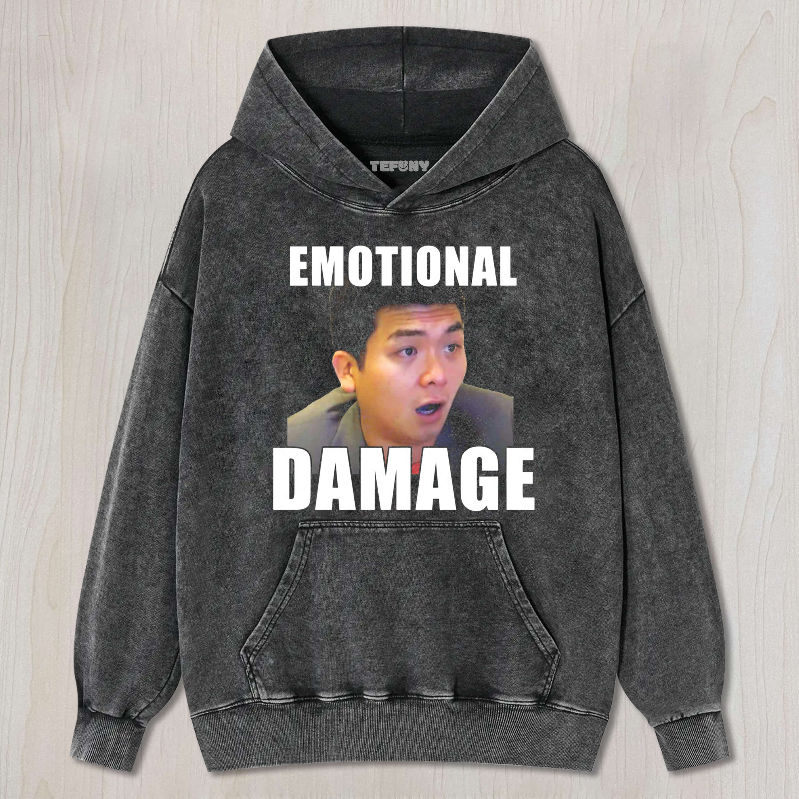 EMOTIONAL DAMAGE TEE & SWEAT & HOOD