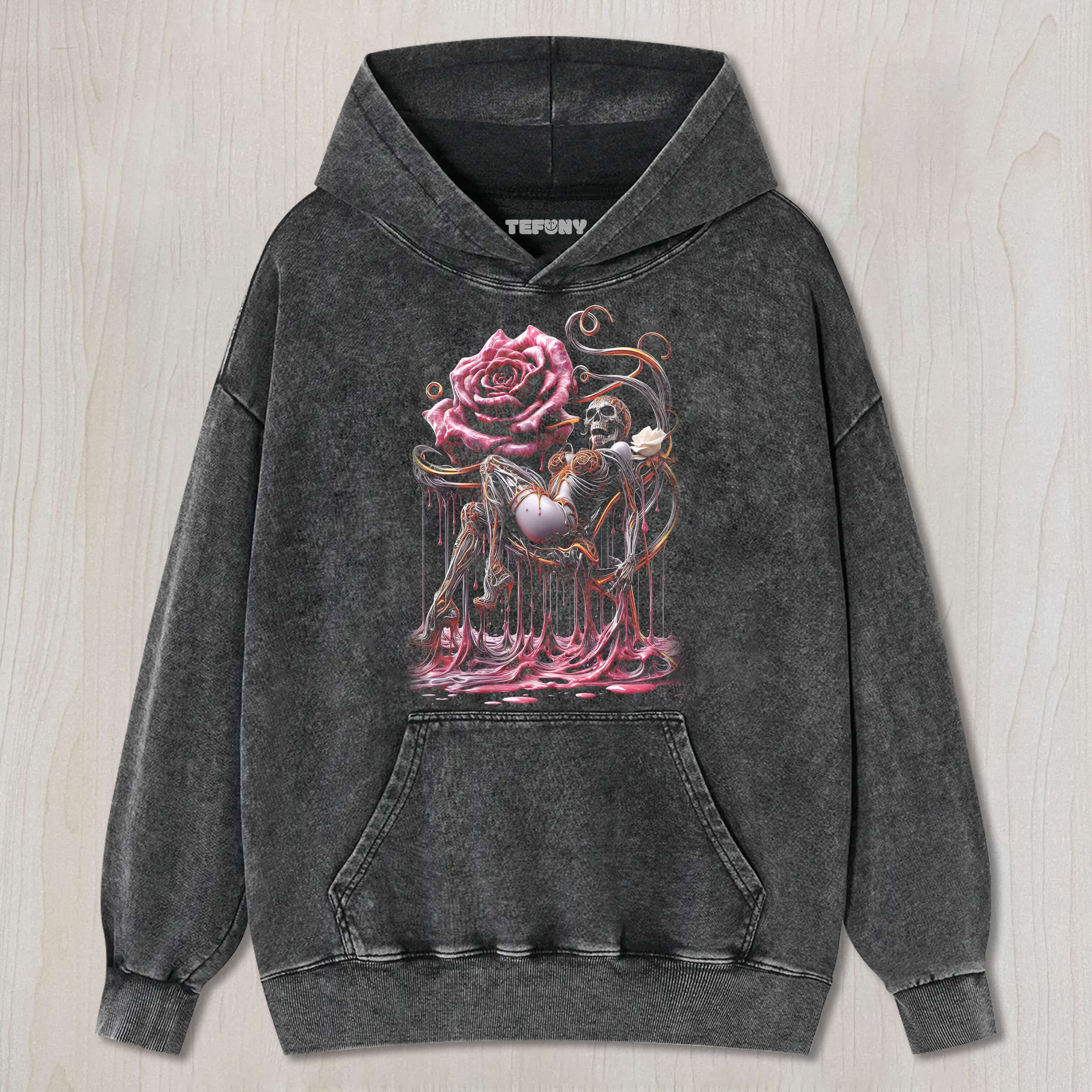FLOWER SKULL T-SHIRT