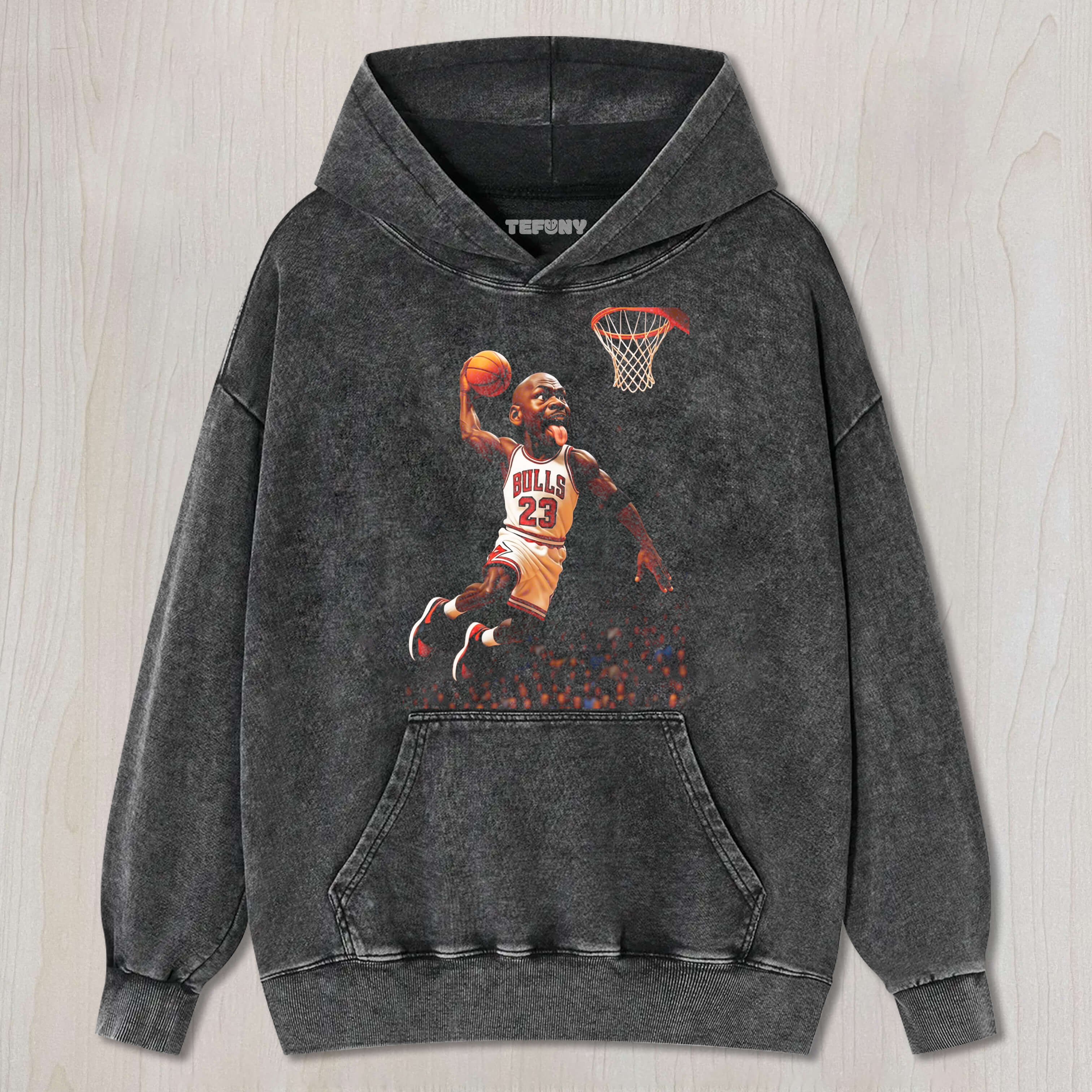 Q-VERSION BIG-HEADED MICHAEL JORDAN T-SHIRT V1