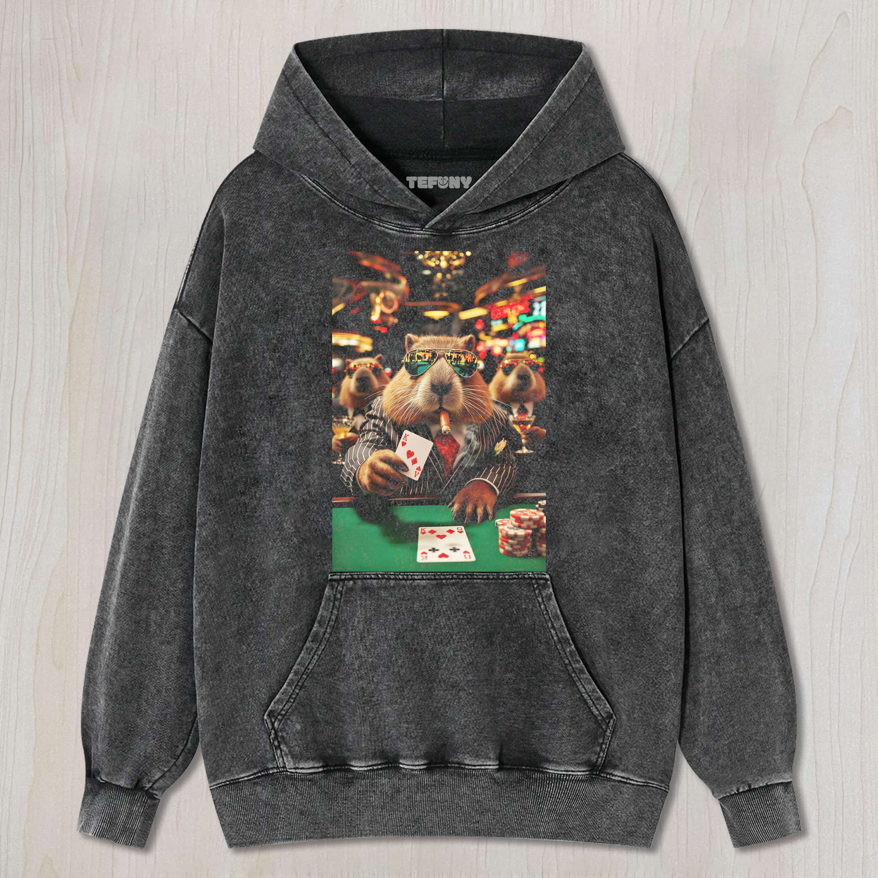 THAT CAPYBARAS AT THE CASINO TEE & SWEAT & HOOD