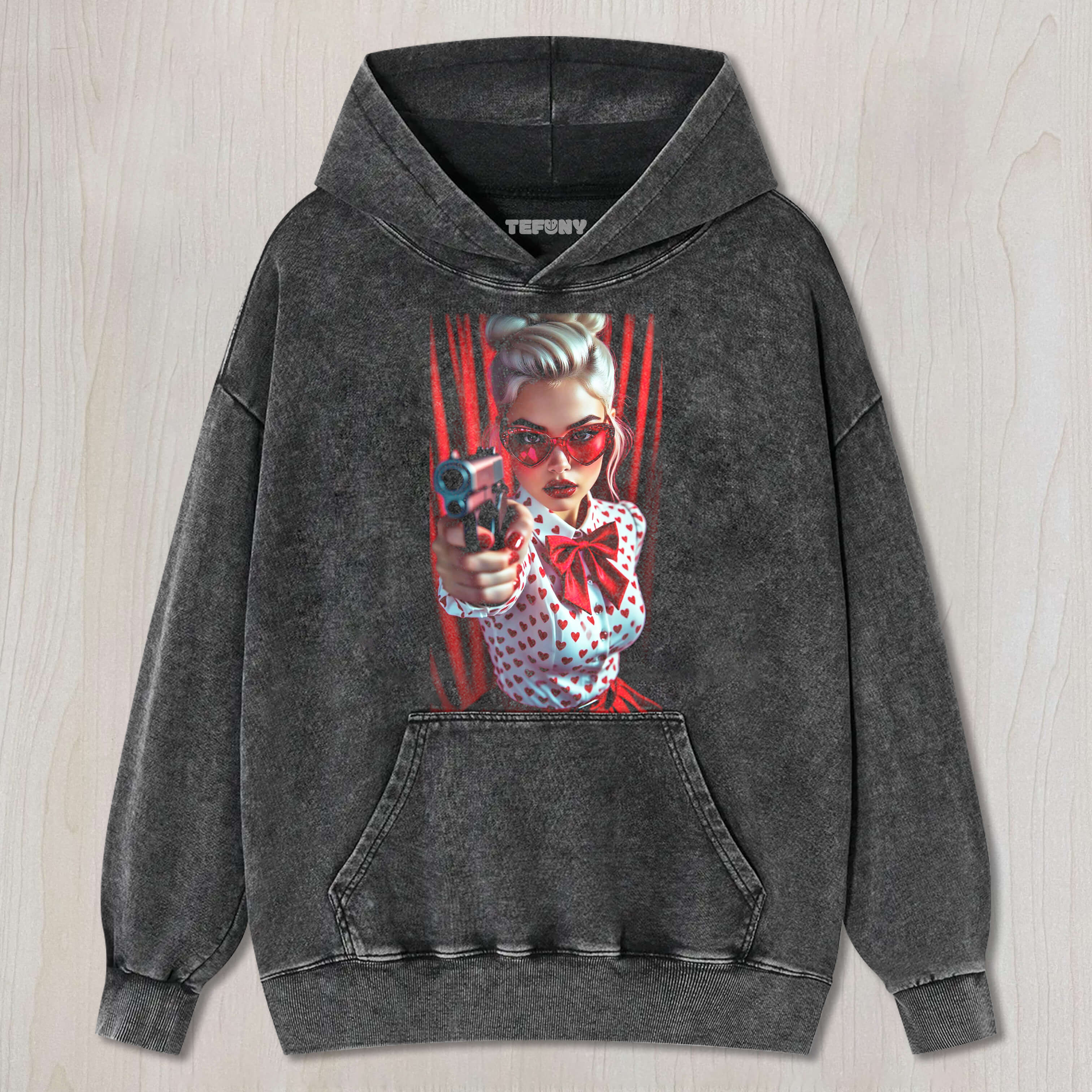 THE WOMAN WITH THE GUN TEE & SWEAT & HOOD