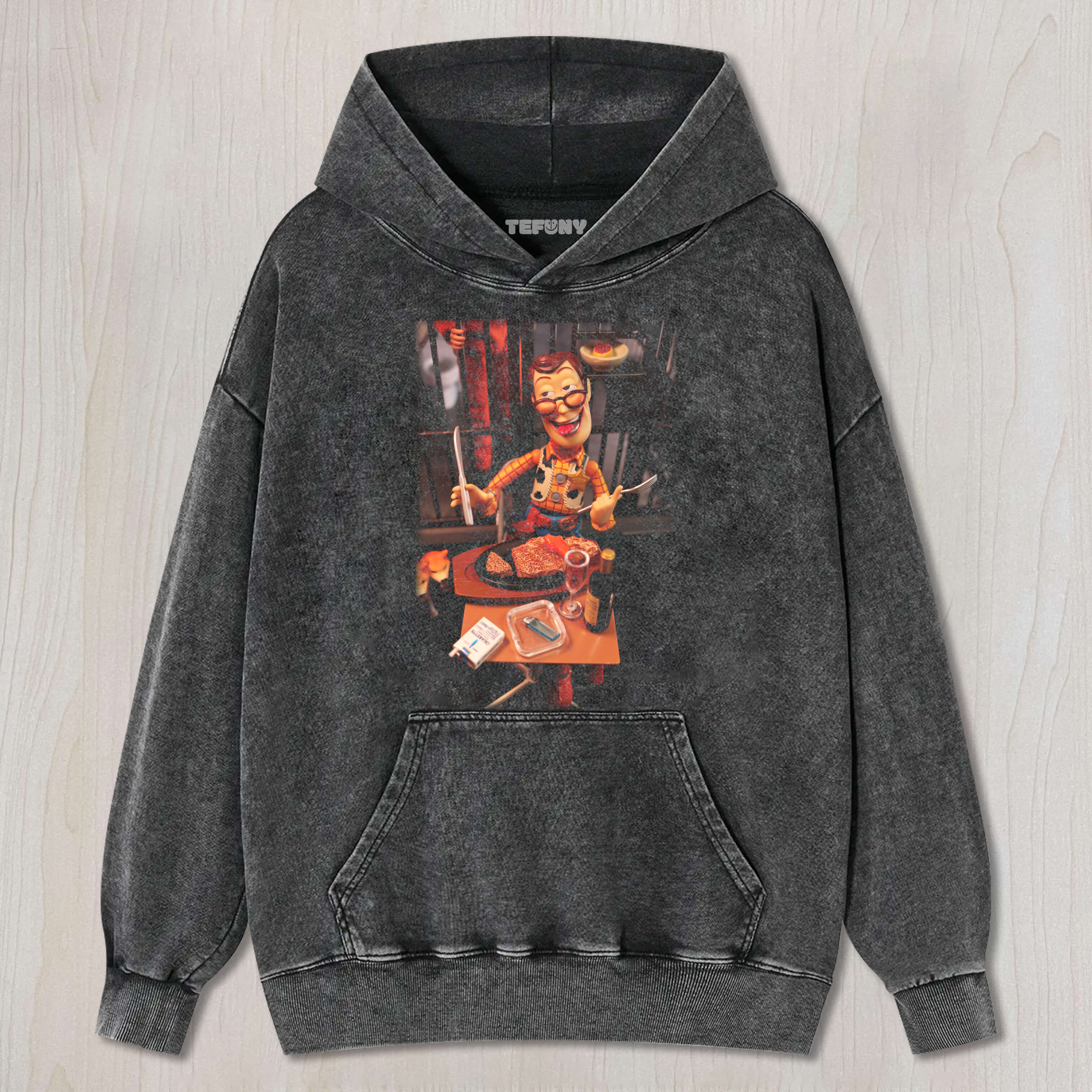WOODY EATS BEEF TEE & SWEAT & HOOD