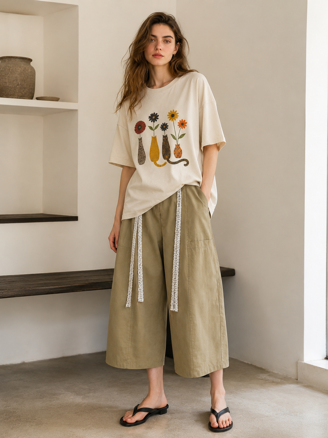 Plus Size Women's T-shirt - UP-5393