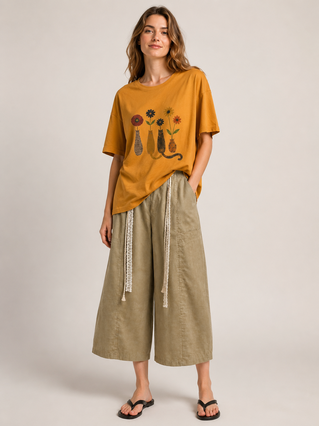 Plus Size Women's T-shirt - UP-5393