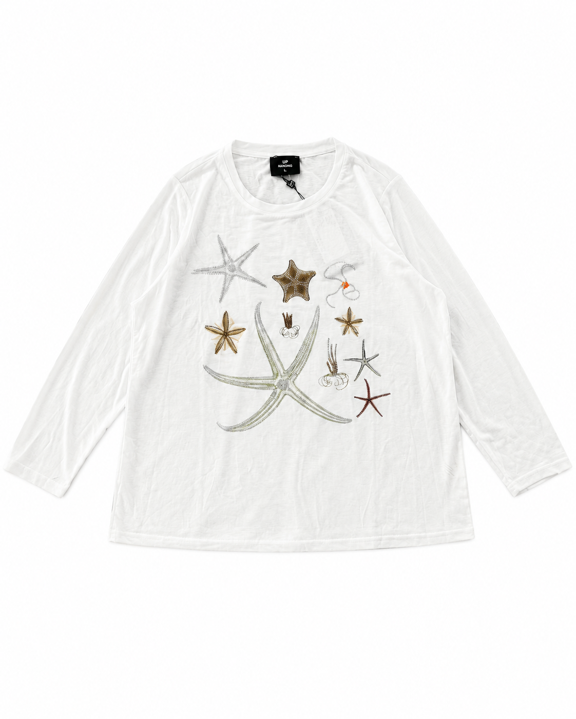 Plus Size Women's Long Sleeve Top - UP-5382