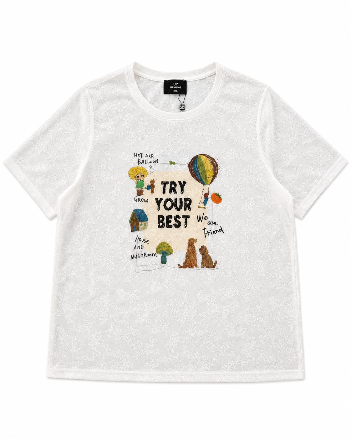 Plus Size Women's T-shirt - UP-5388