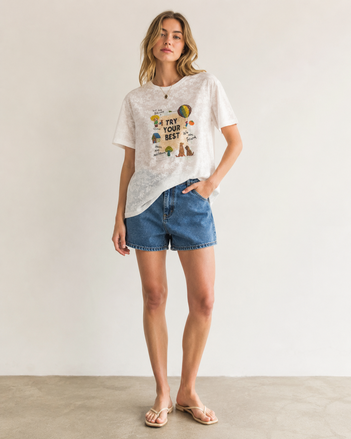 Plus Size Women's T-shirt - UP-5388