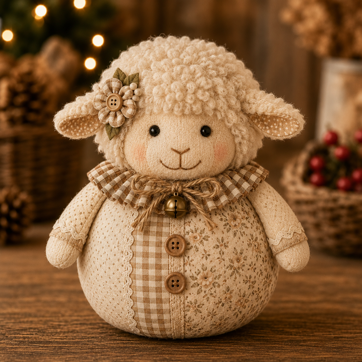 🐑 Farm Animals Fabric Doll DIY Kit