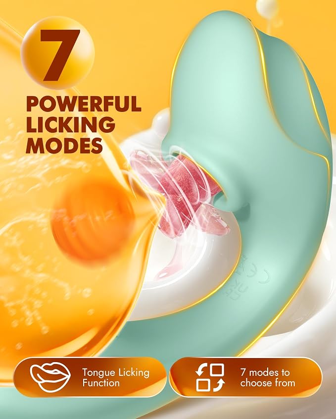 4IN1 G Spot Vibrator Dildo Sex Toy Tongue Toys for Women