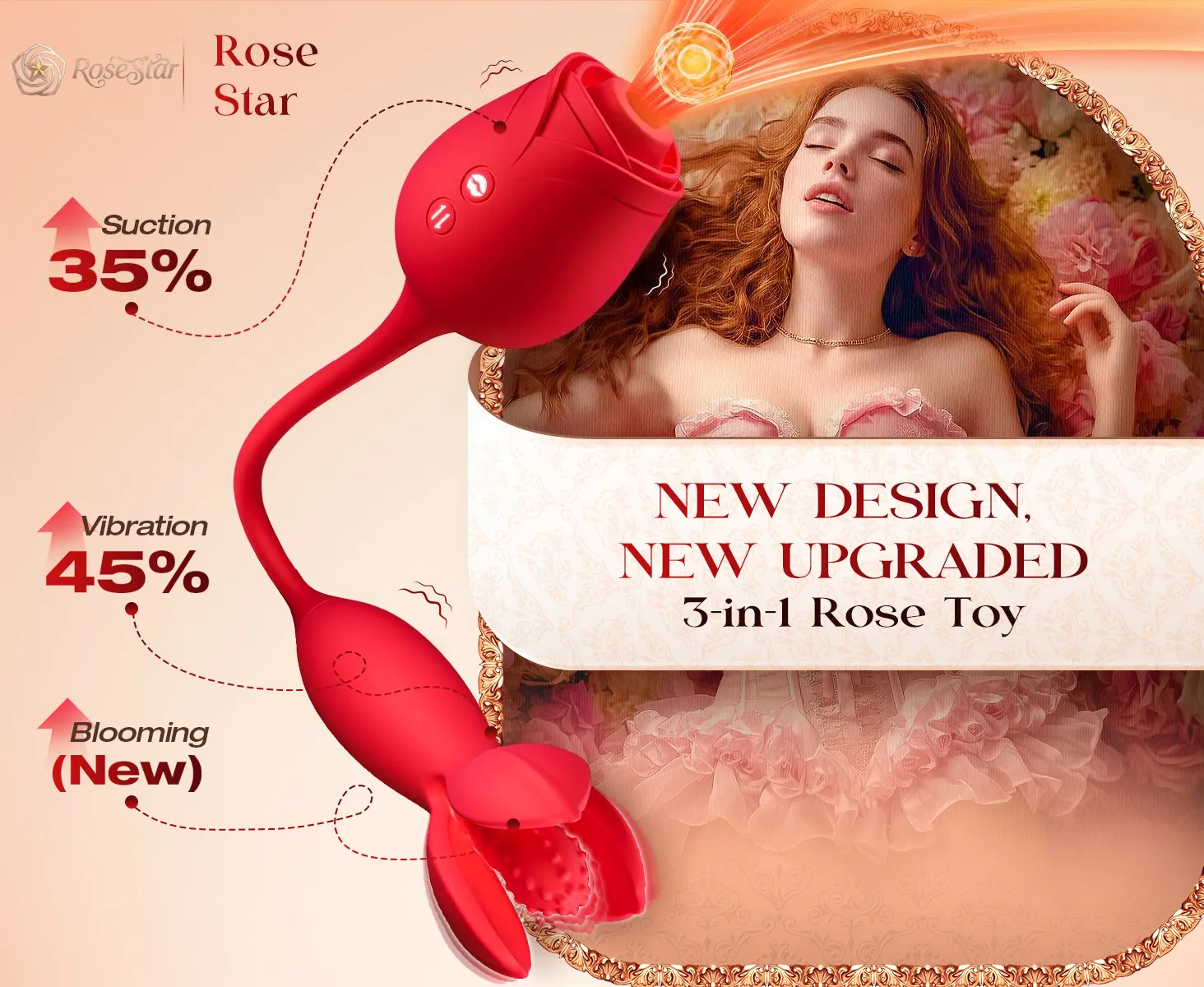Rose Star 3-in-1 Rose Toy