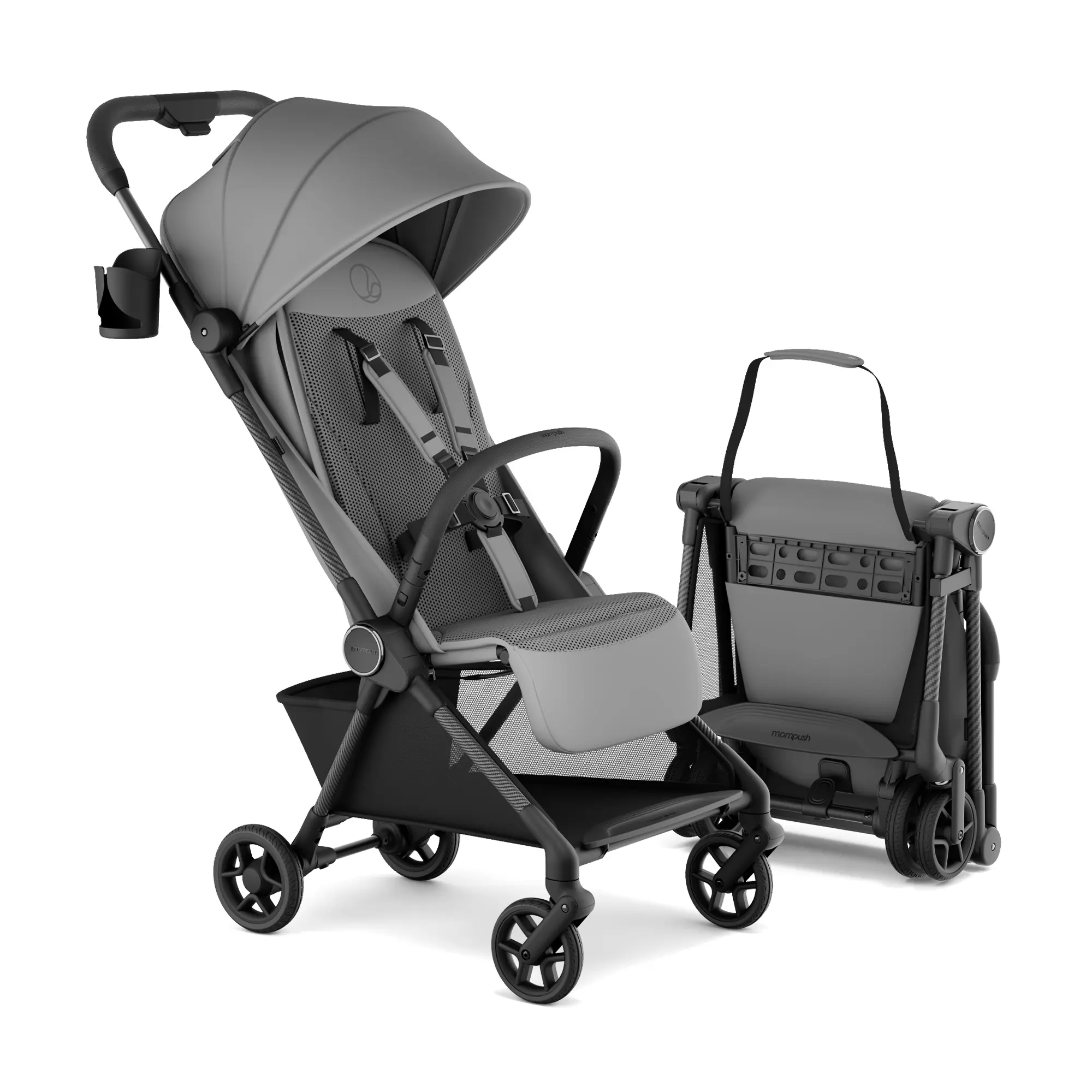 Carriola de Viaje Ligera Plegable 2 en 1