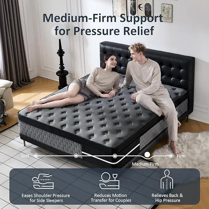 Colchón Híbrido Memory Foam Premium