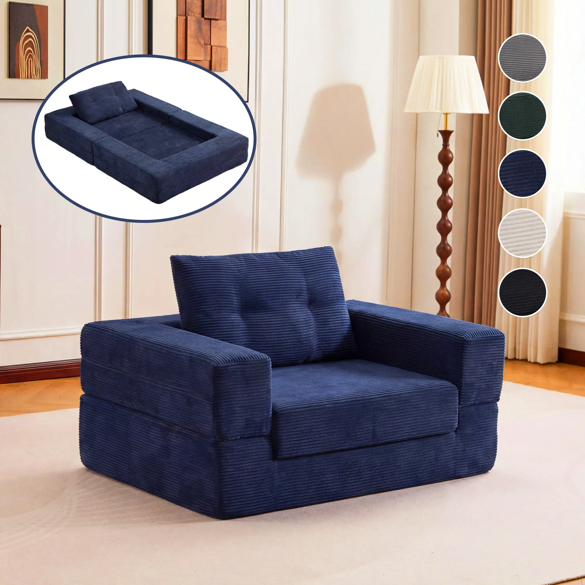 Sofá Cama Convertible 2 en 1