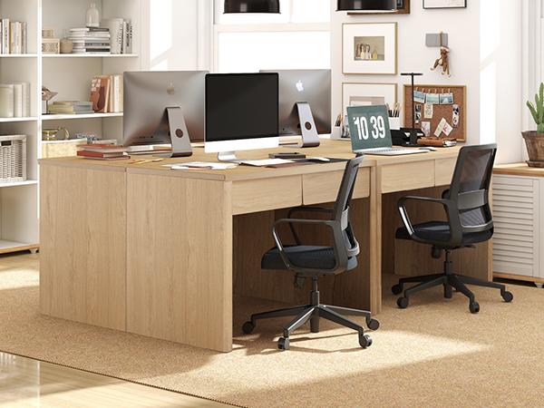 Giratree 43" Small Computer Desk with 2 Drawers, Mid Century Modern Writing Study Table for Home Office, Vintage PC Work Desk with Storage for Bedroom Small Spaces, Easy Assembly Giratree 43" Small Computer Desk with 2 Drawers, Mid Century Modern Writing Study Table for Home Office, Vintage PC Work Desk with Storage for Bedroom Small Spaces, Easy Assembly