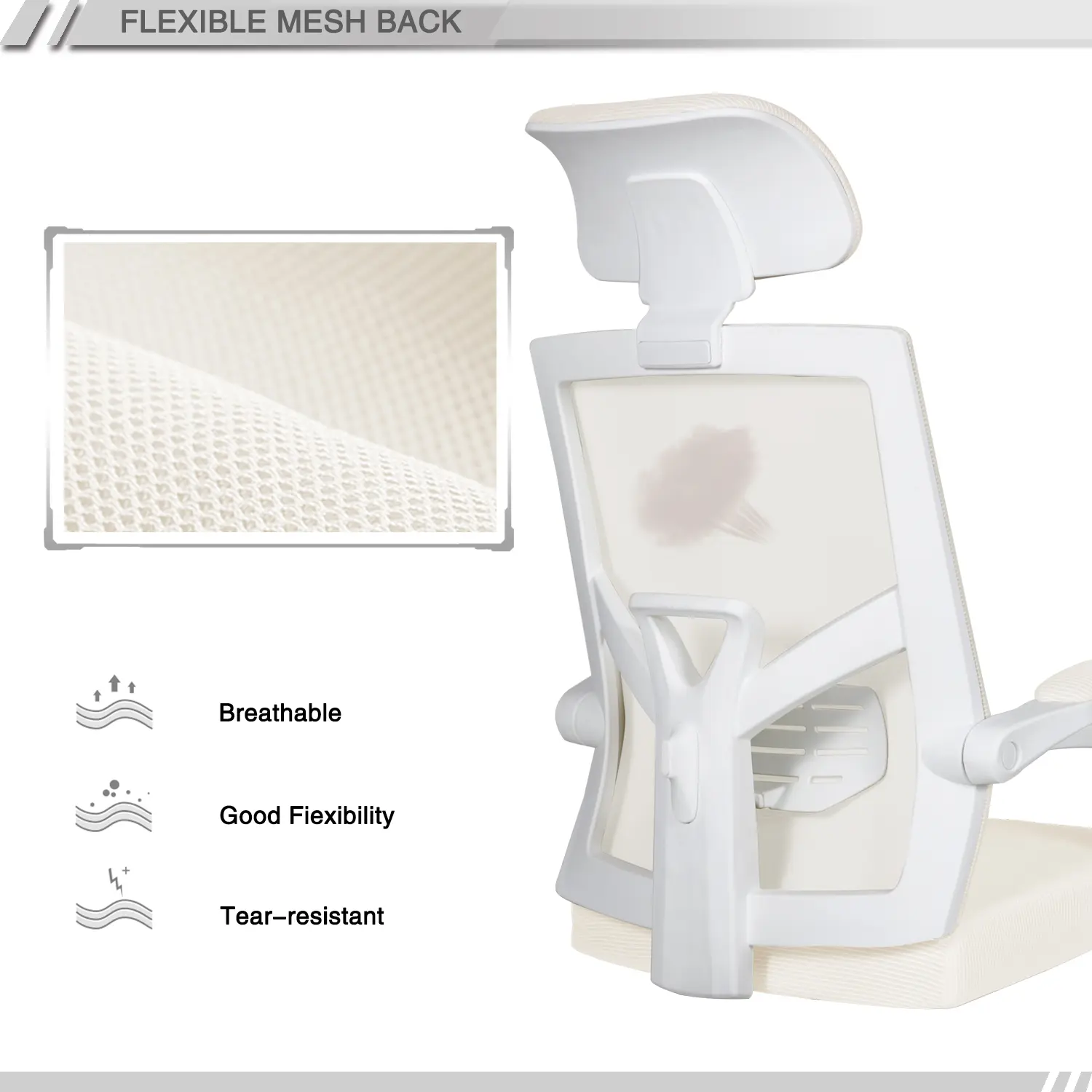 Silla Ergonómica de Oficina con Reposapiés