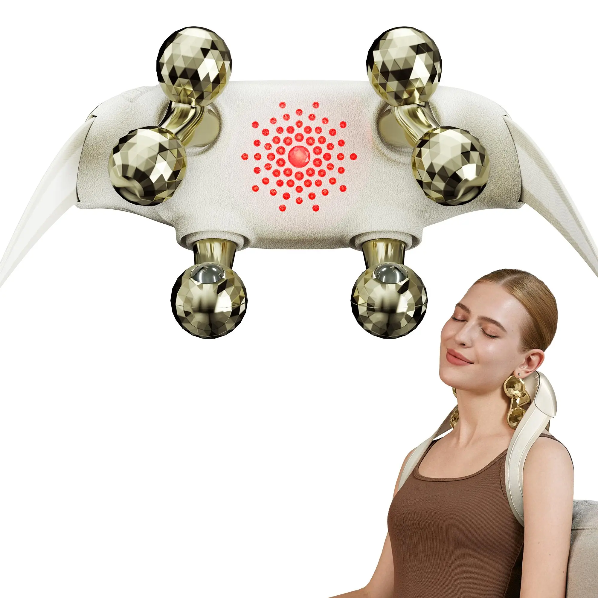 Masajeador Cervical con Calor Shiatsu
