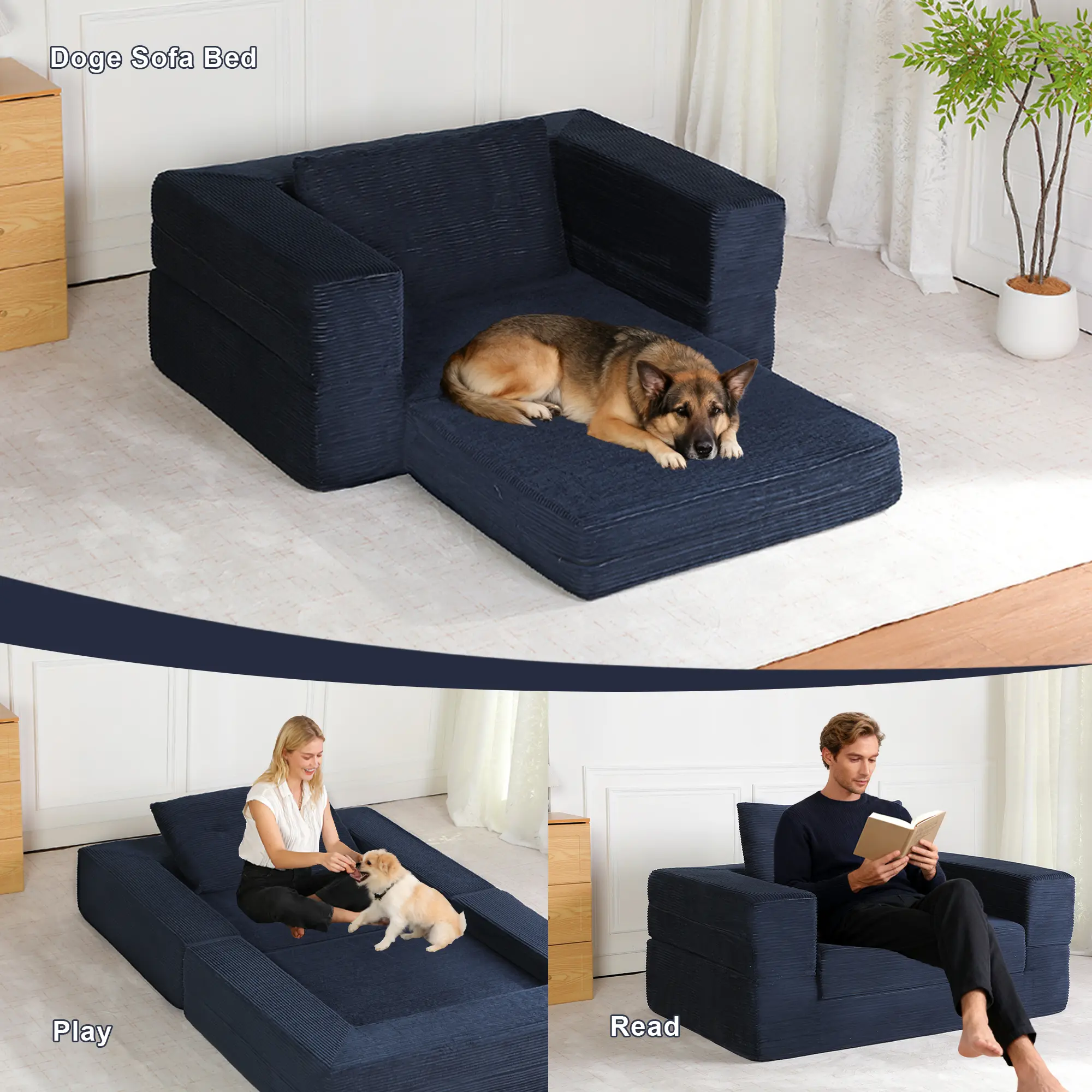 Sofá Cama Convertible 2 en 1