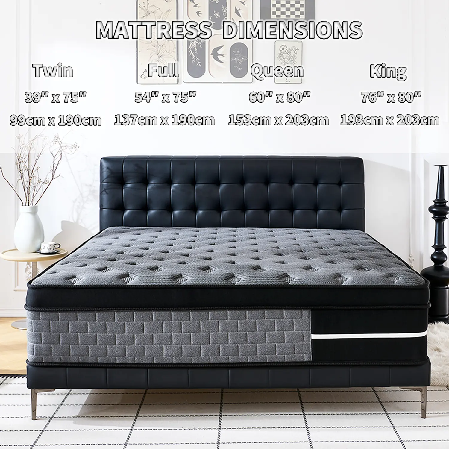 Colchón Híbrido Memory Foam Premium