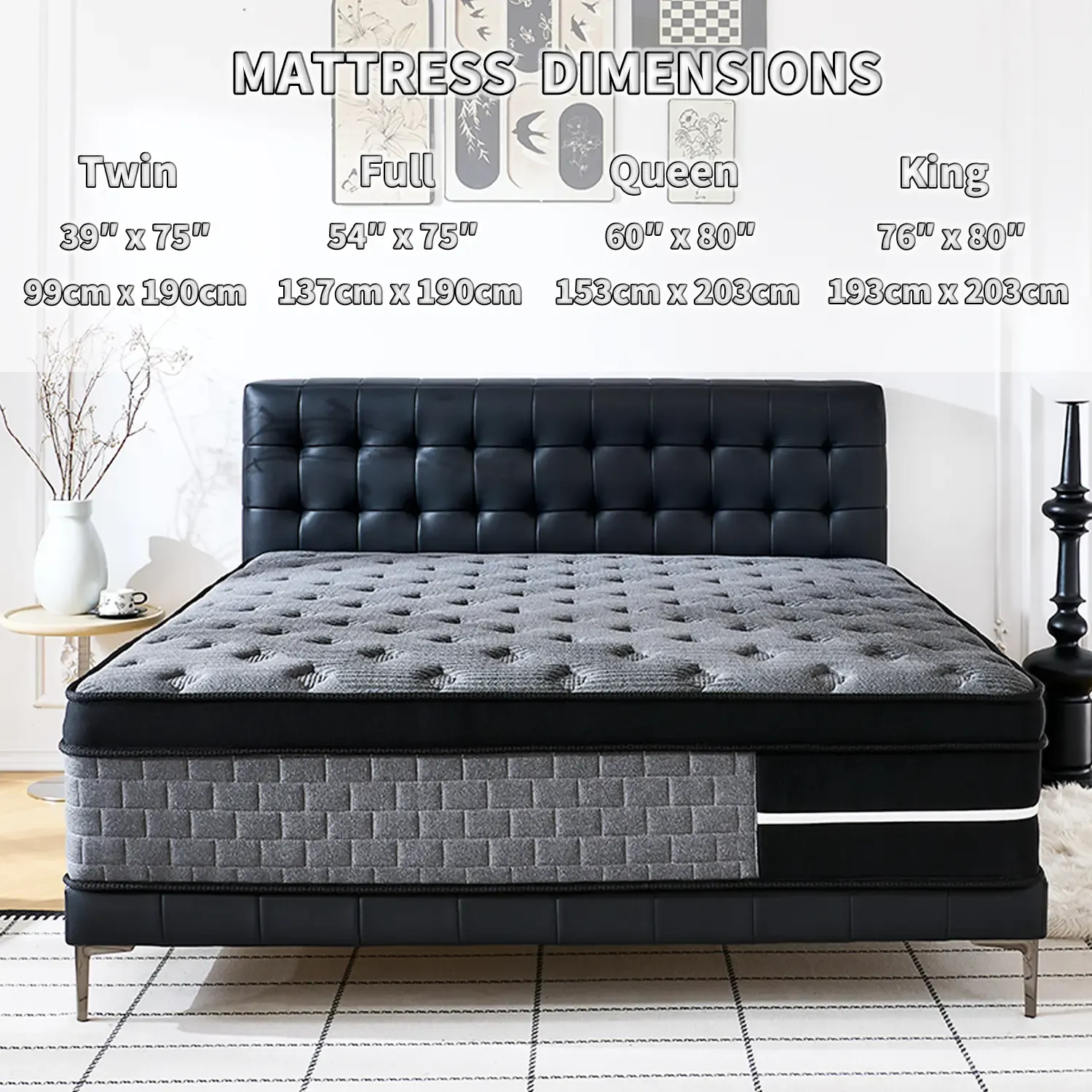 Colchón Híbrido Memory Foam Premium