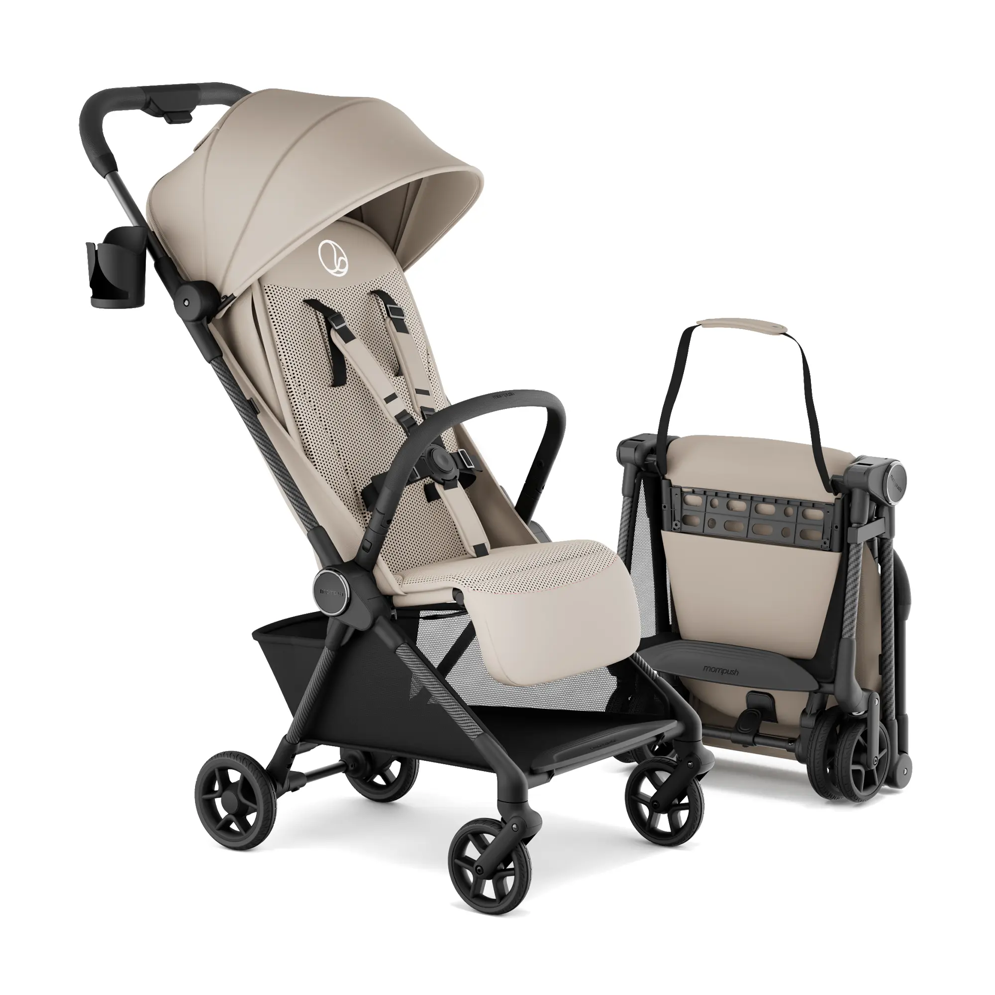 Carriola de Viaje Ligera Plegable 2 en 1