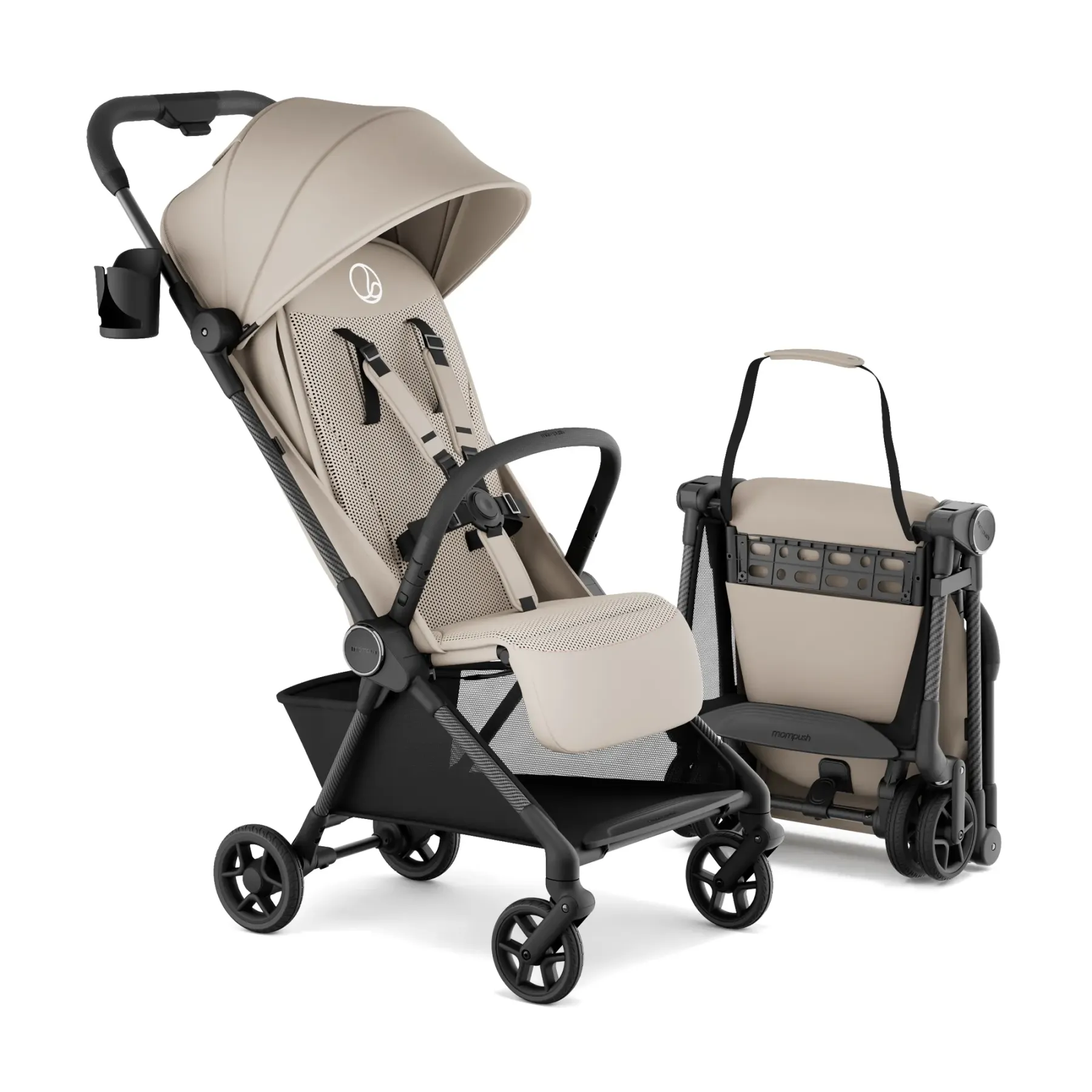 Carriola de Viaje Ligera Plegable 2 en 1